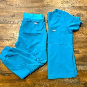Figs Teal Scrub Set - Women’s Small